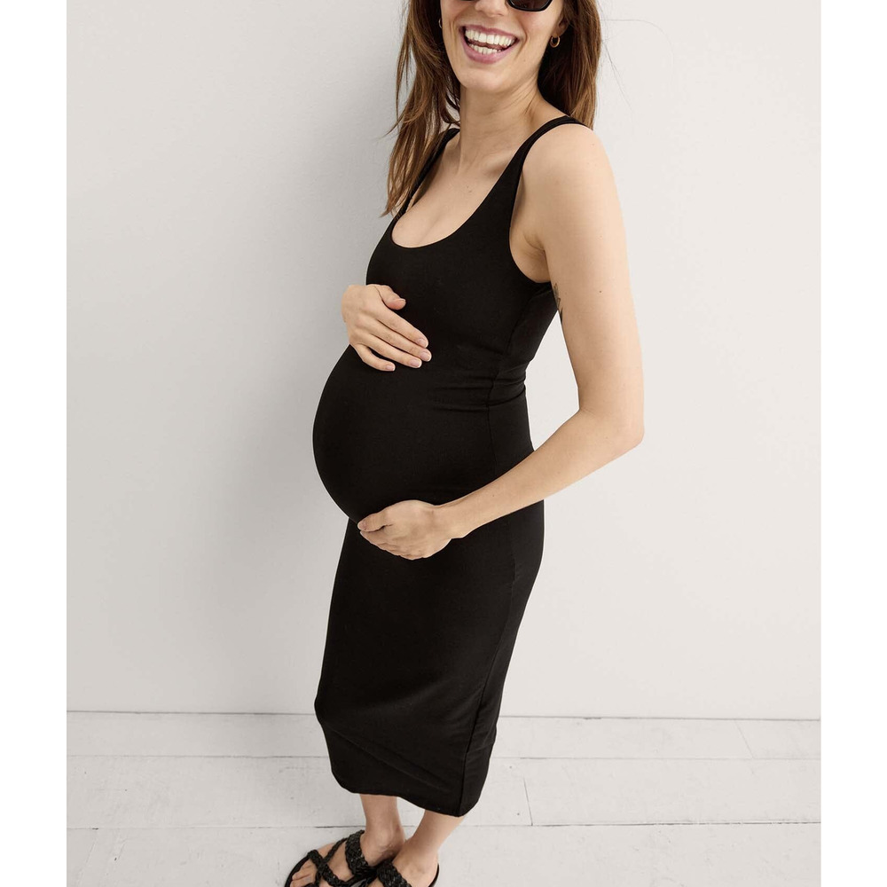 Hatch Black Maternity Dress